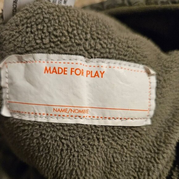 Cat & Jack Army Green Hooded Puffer Coat  Boys 18 Months - Picture 5 of 6